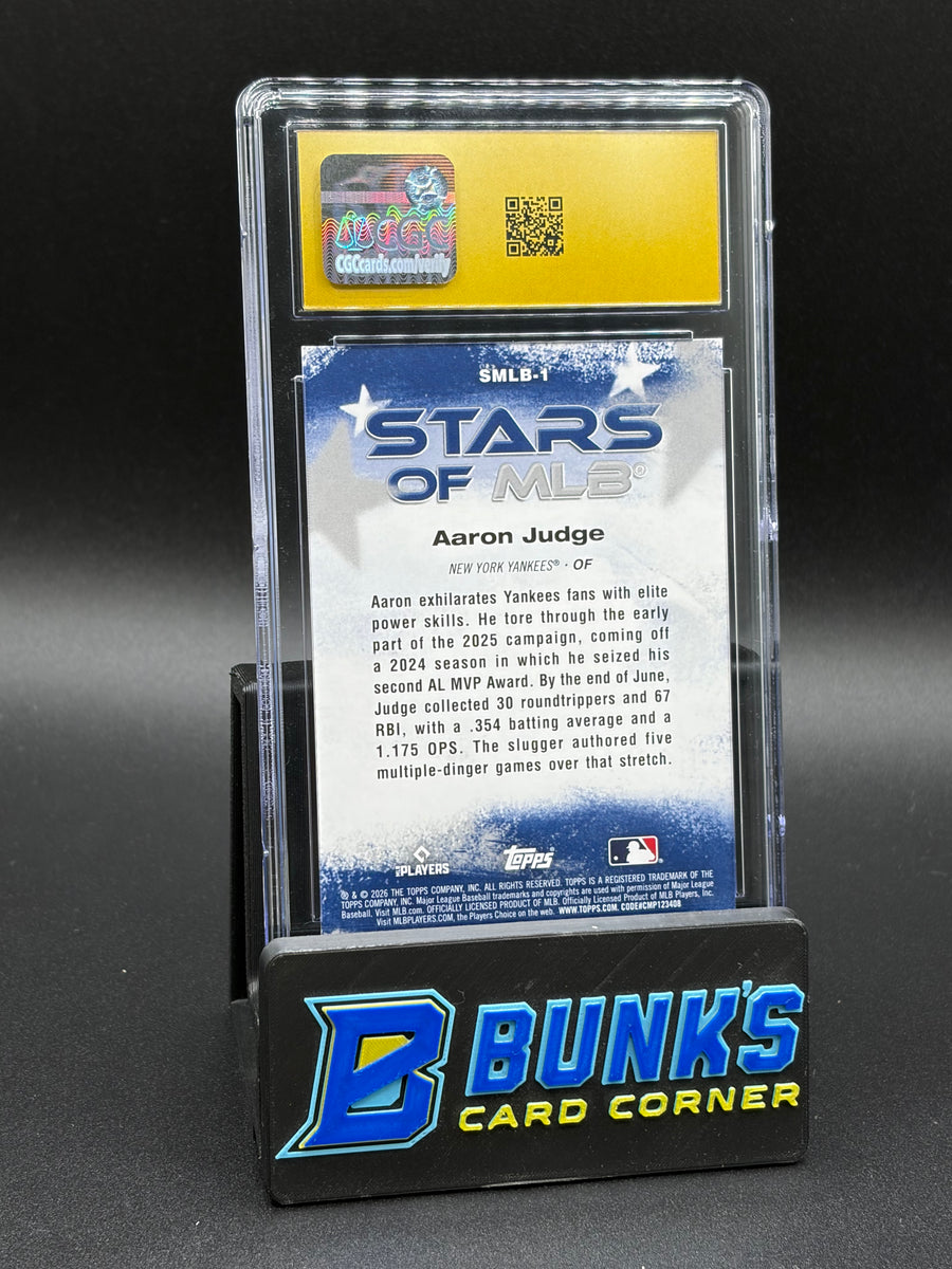2026 Aaron Judge Stars of MLB CGC Pristine 10