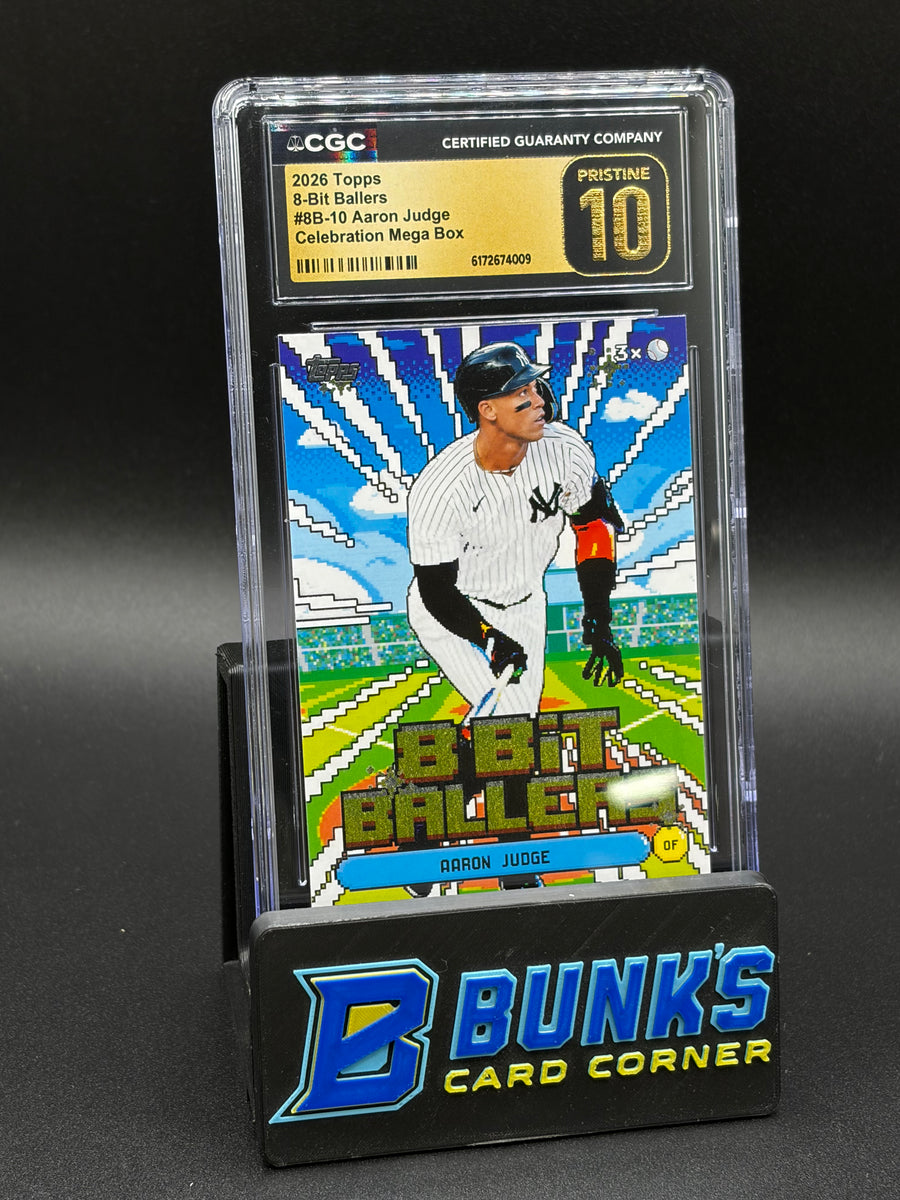 2026 Aaron Judge Celebration Mega Box 8 Bit Ballers CGC Pristine 10