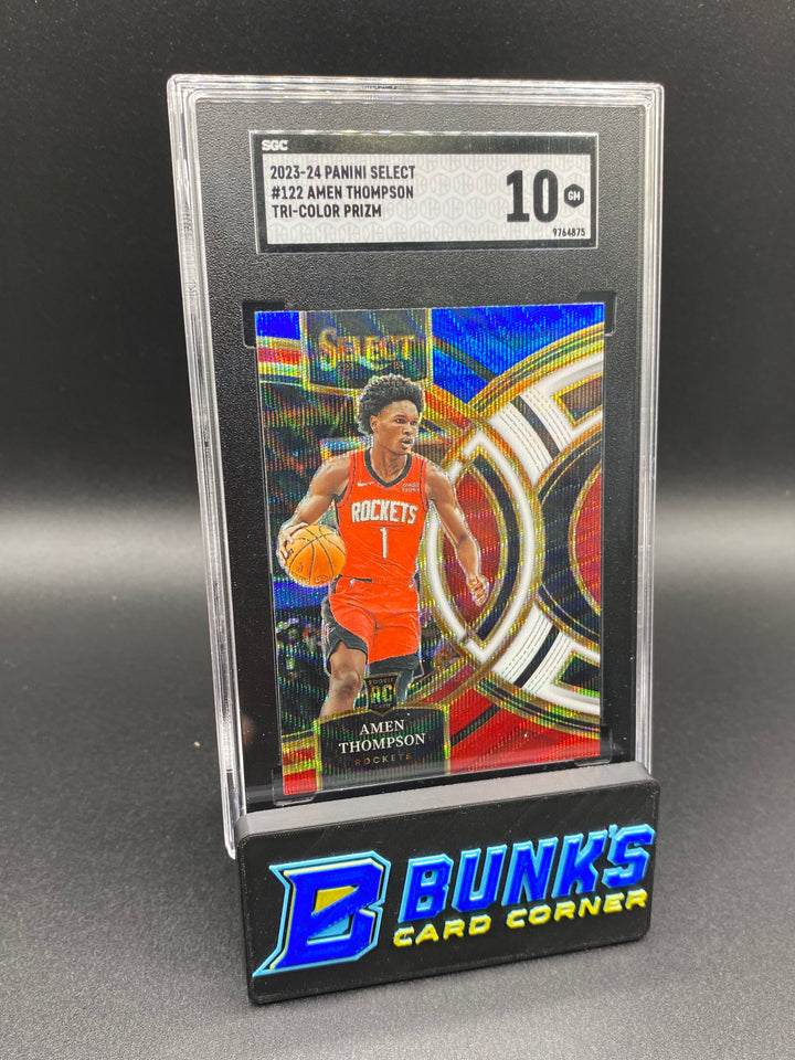 2023-24 Amen Thompson Tri-Color Prizm SGC 10