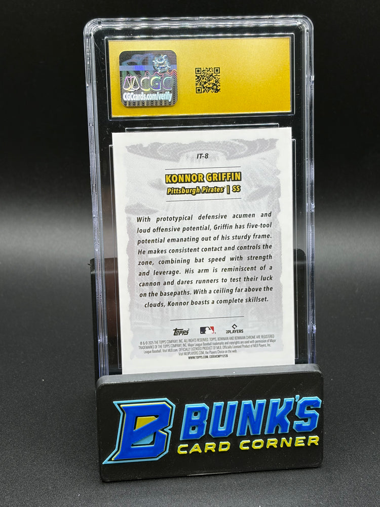 2025 Konnor Griffin It Came to the League CGC Pristine 10