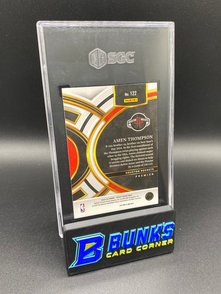 2023-24 Amen Thompson Tri-Color Prizm SGC 10