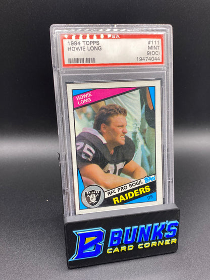 1984 Howie Long PSA 9
