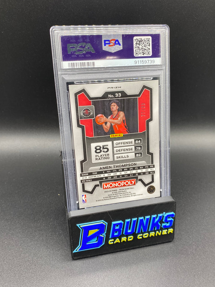 2023 Amen Thompson Red PSA 9