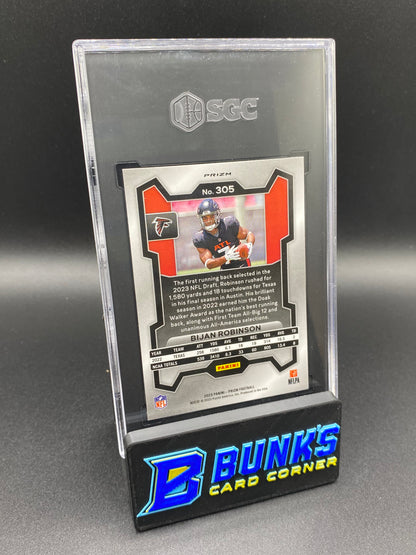 2023 Bijan Robinson Disco Prizm SGC 9.5