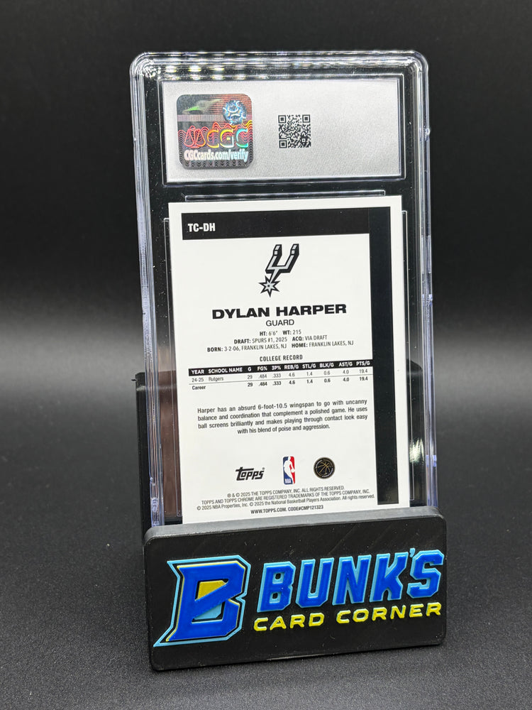 2025-26 Dylan Harper Silver Pack CGC 9.5 RC