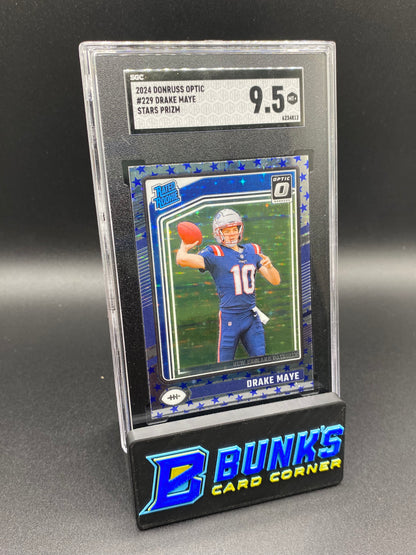 2024 Drake Maye Stars Prizm SGC 9.5
