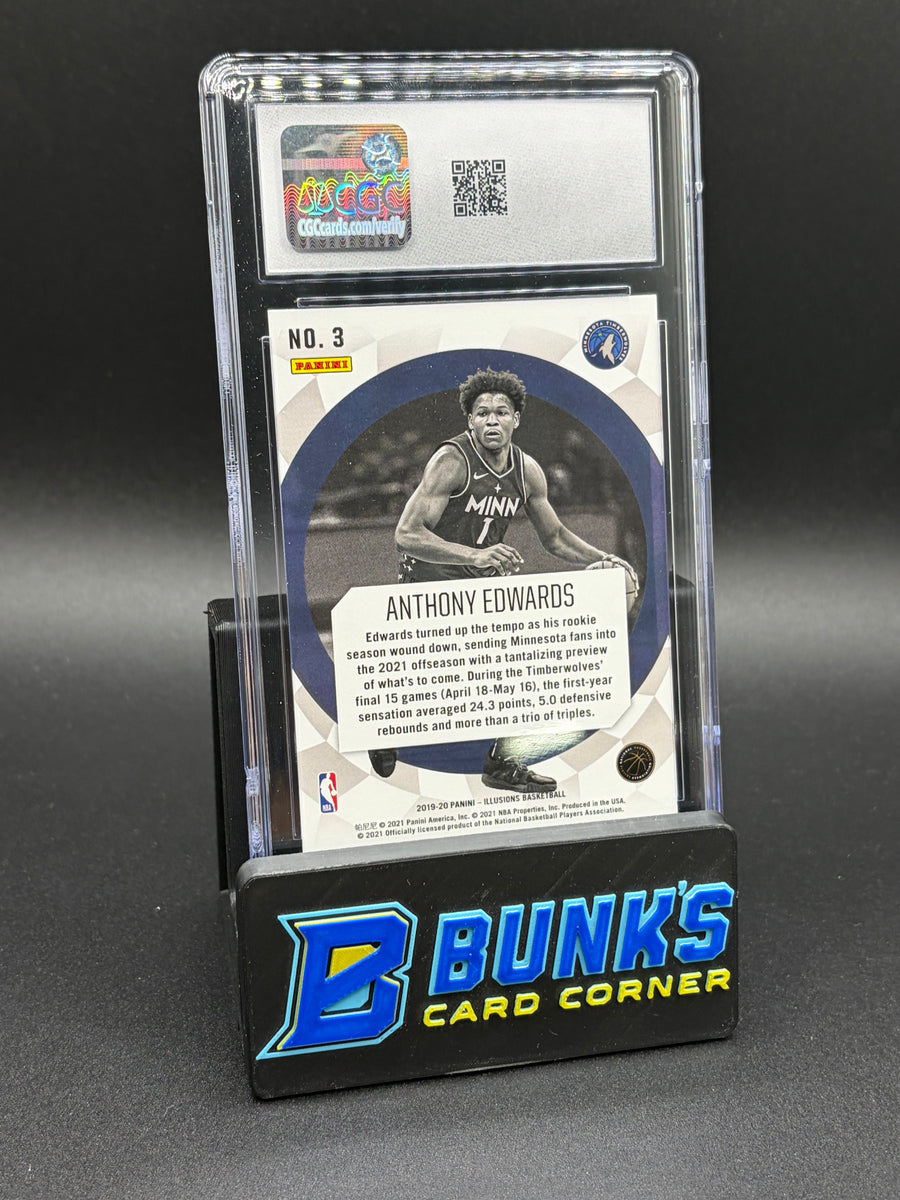2019-20 Anthony Edwards Rookie Vision CGC 10 RC
