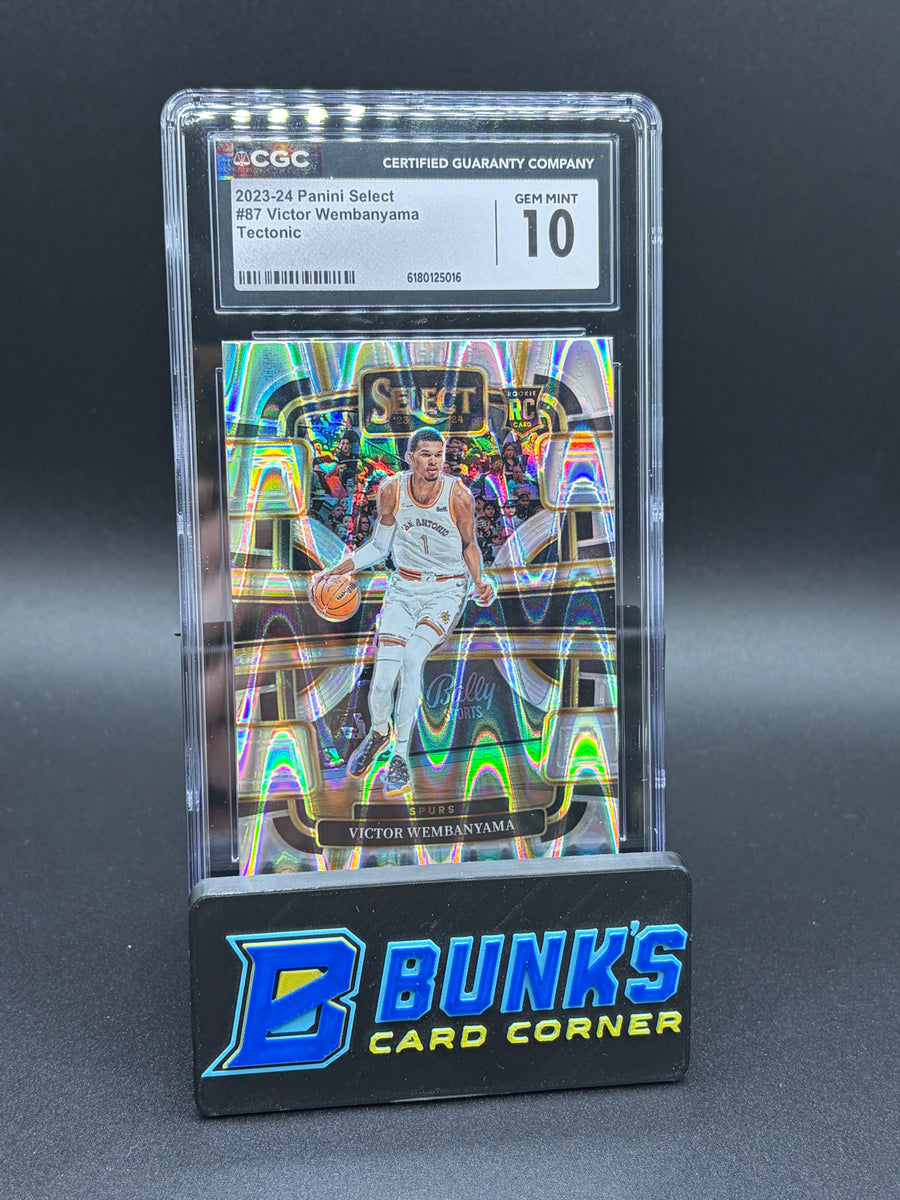2023-24 Victor Wembanyama Tectonic Select CGC 10 RC