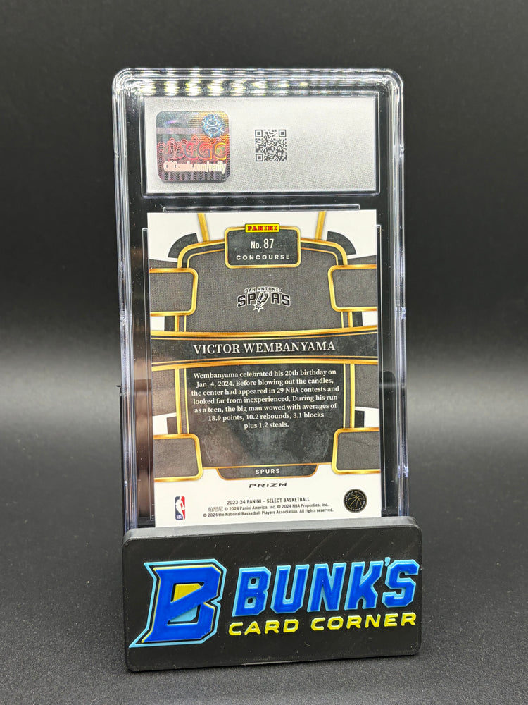 2023-24 Victor Wembanyama Tectonic Select CGC 10 RC