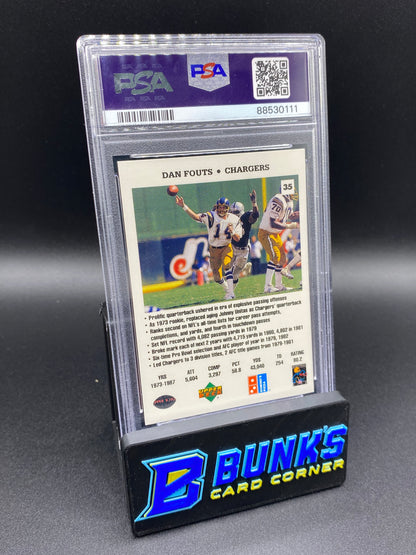 1991 Dan Fouts Quarterbacks Auto. PSA Authentic