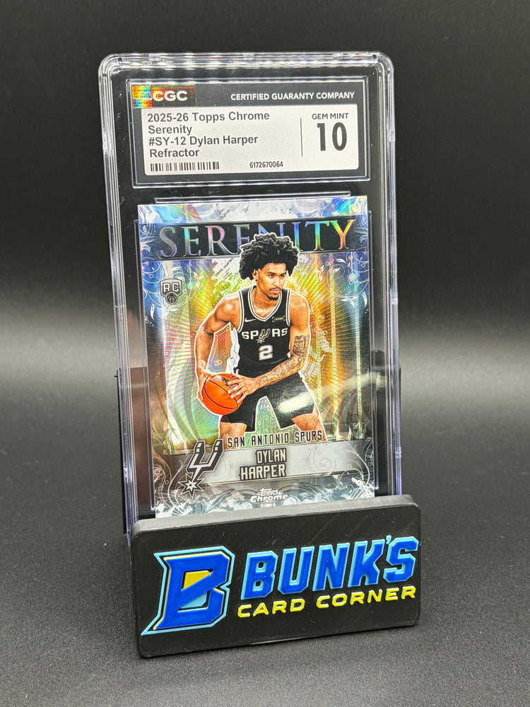 2025-26 Dylan Harper Refractor Serenity CGC 10 RC