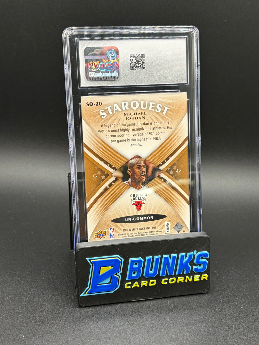 2008-09 Michael Jordan Starquest Copper Upper Deck CGC 10