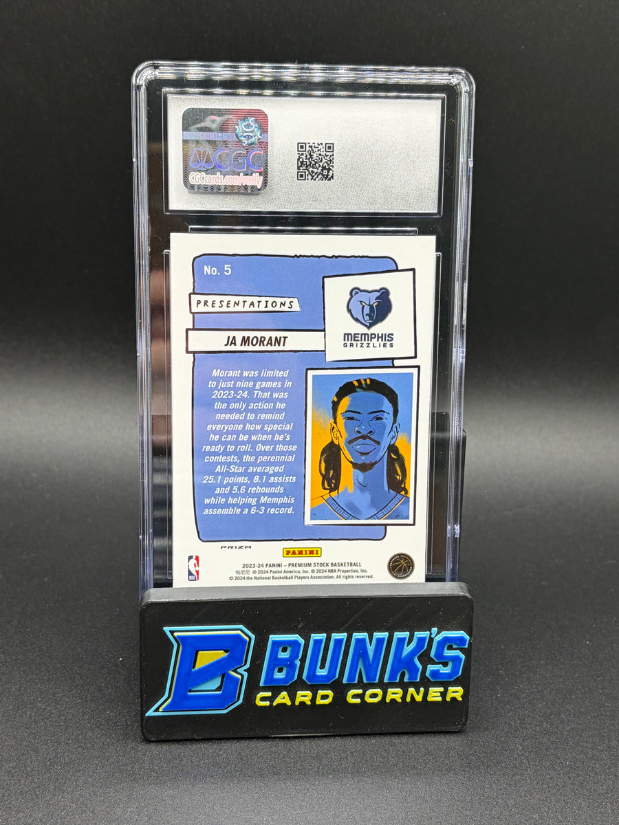 2023-24 Ja Morant Presentations Hoops Premium Stock CGC 10