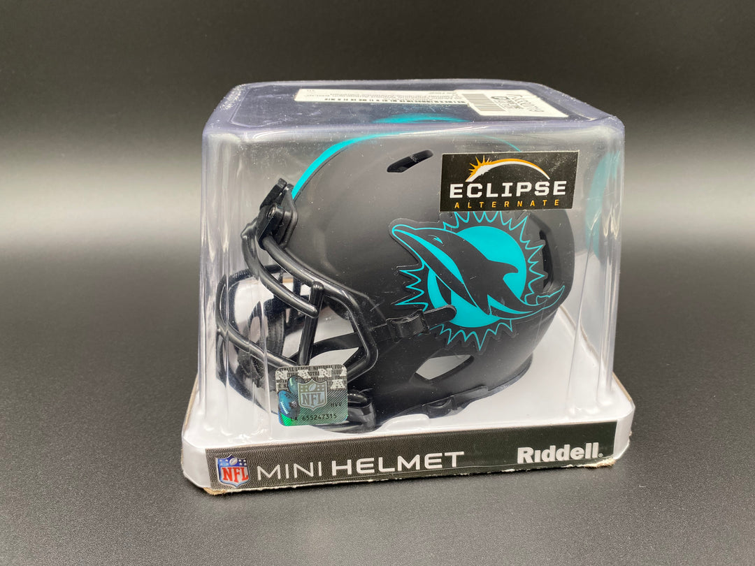 Mini Helmet Miami Dolphins Signed Tua Tagovailoa Fanatics CoA Midnight (Opened)