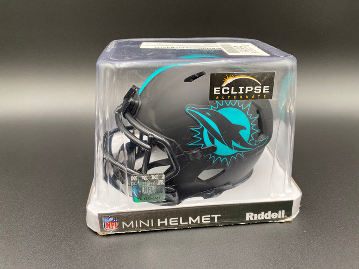 Mini Helmet Miami Dolphins Signed Tua Tagovailoa Fanatics CoA Midnight (Opened)