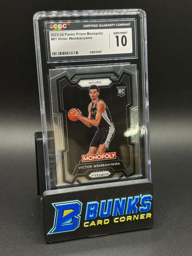 2023-24 Victor Wembanyama Panini Prizm Monopoly CGC 10 RC