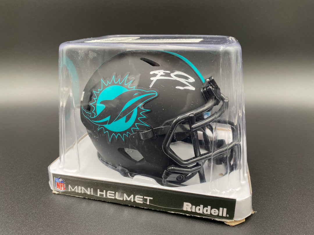 Mini Helmet Miami Dolphins Signed Tua Tagovailoa Fanatics CoA Midnight (Opened)
