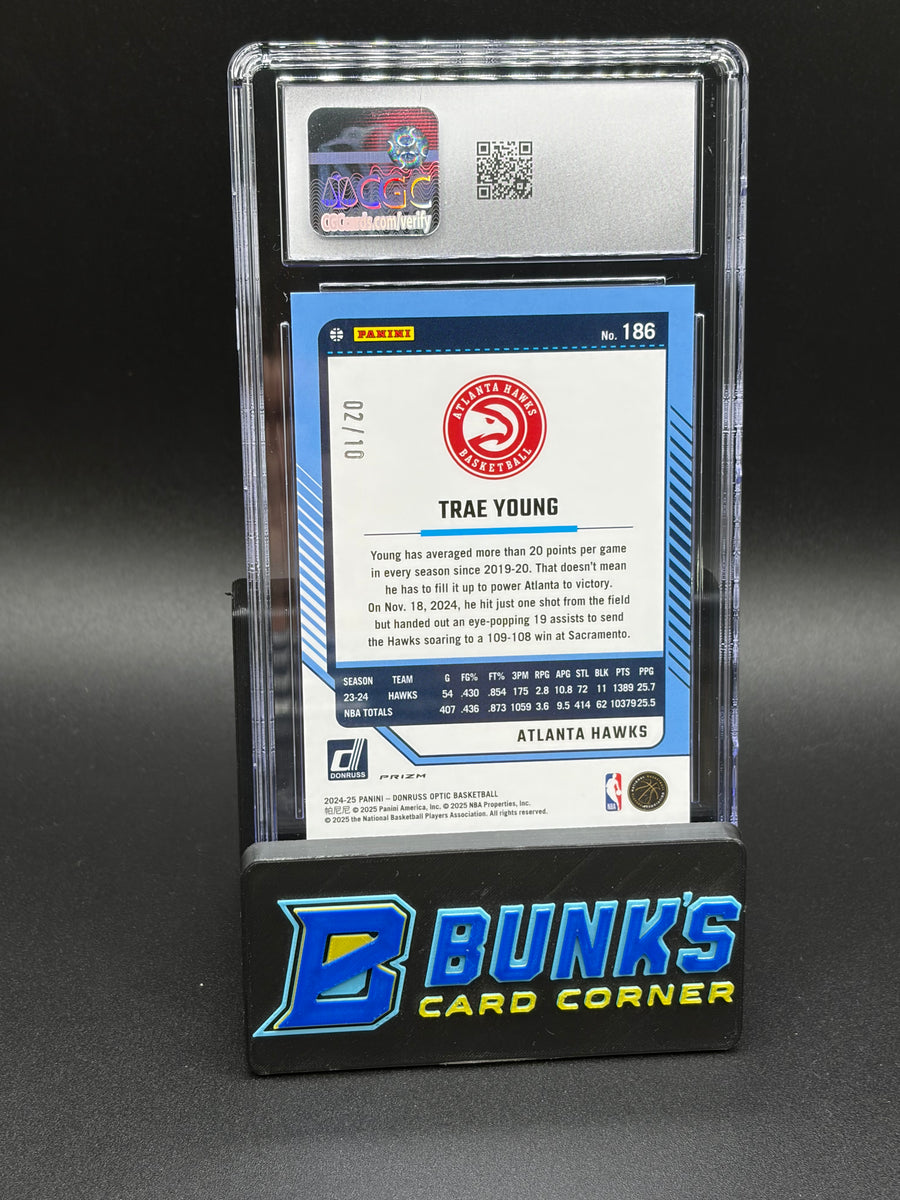 2024-25 Trae Young Fast Break Gold Optic CGC 10 2/10