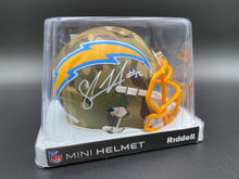 Mini Helmet Chargers Signed Shawn Merriman Beckett CoA Camo (Opened)
