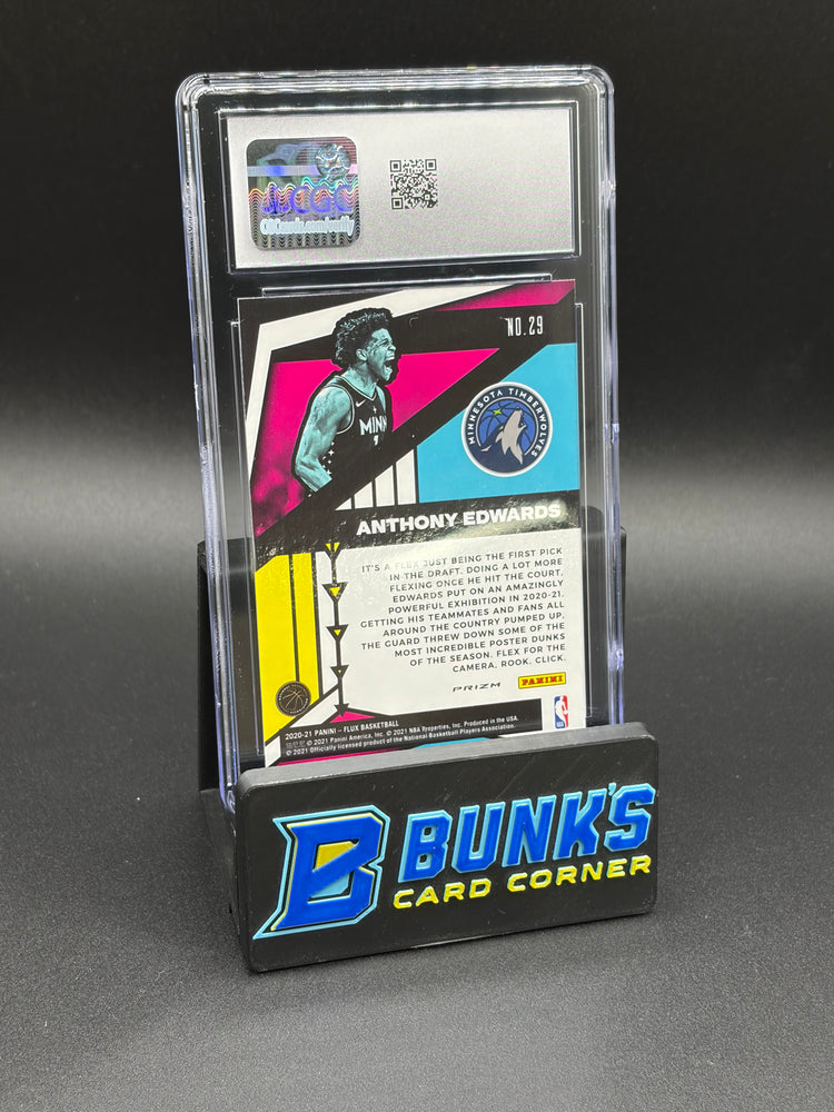 2020-21 Anthony Edwards Silver Appeal Flux CGC 10