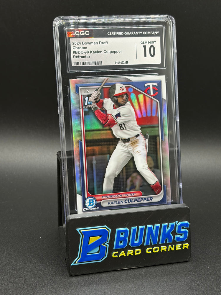 2024 Kaelen Culpepper Refractor Chrome CGC 10