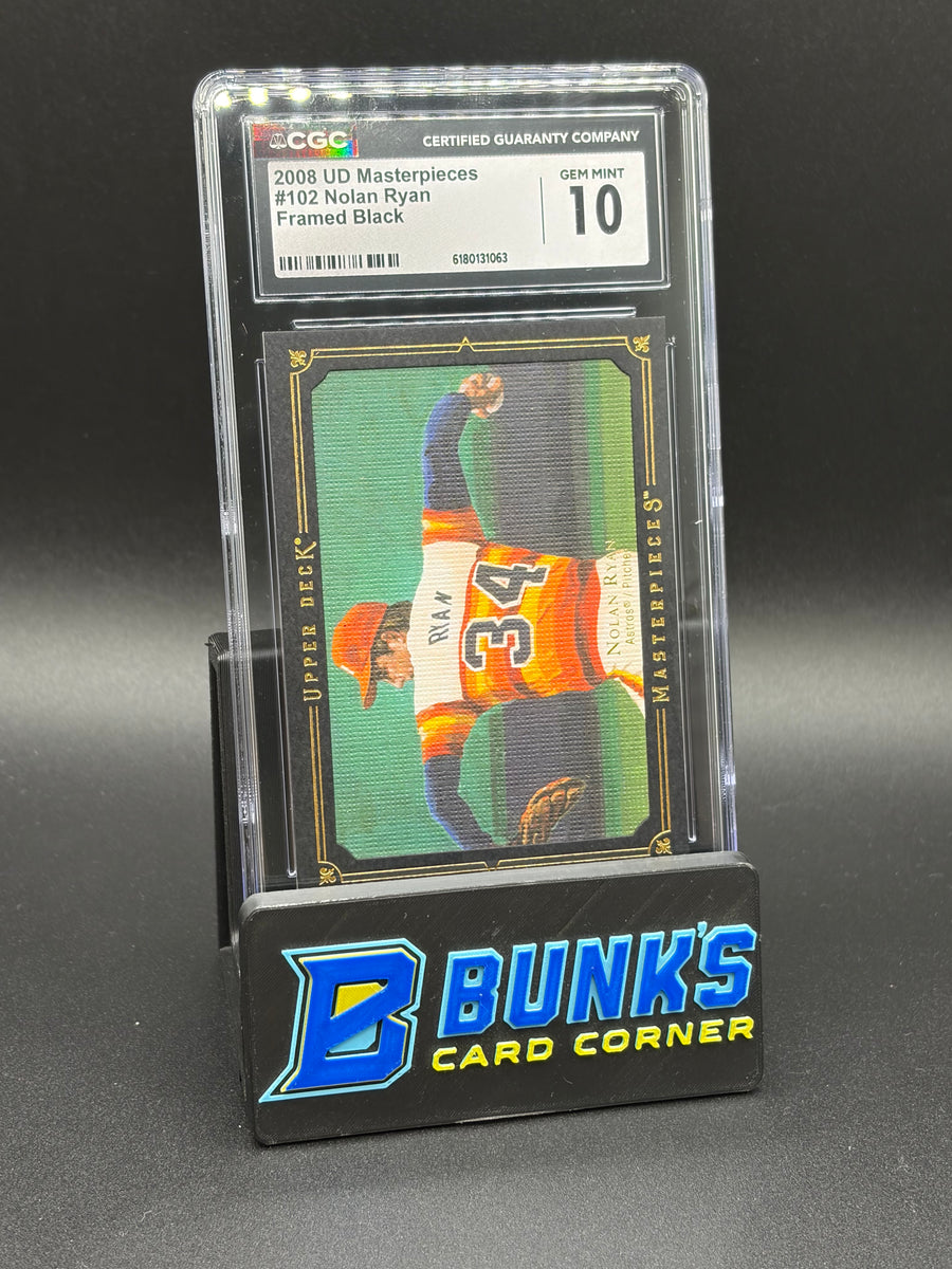 2008 Nolan Ryan Framed Black Masterpieces CGC 10