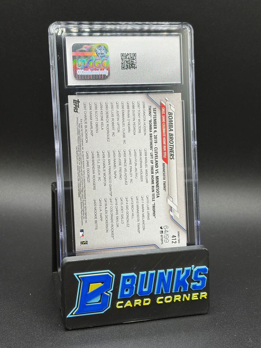 2020 Bomba Brothers Vintage Stock Topps CGC 10 64/99