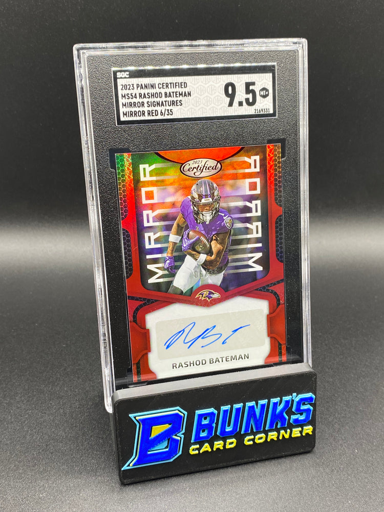 2023 Rashod Bateman Mirror Sig. Mirror Red 6/35 SGC 9.5