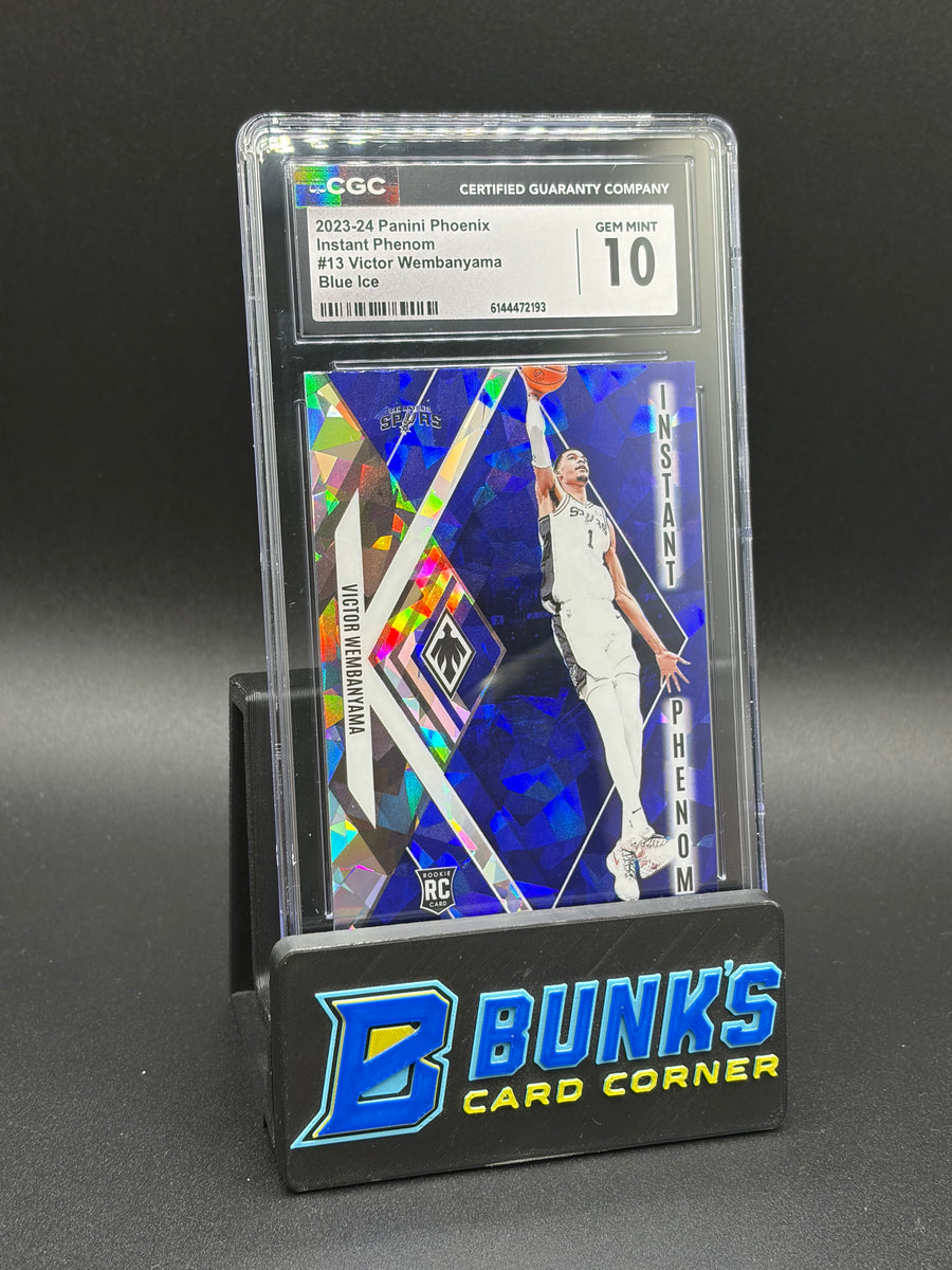 2023-24 Victor Wembanyama Blue Ice Instant Phenom CGC 10 RC