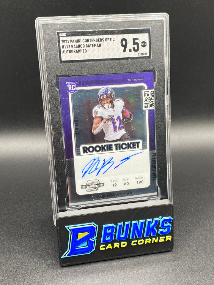 2021 Rashod Bateman Auto. SGC 9
