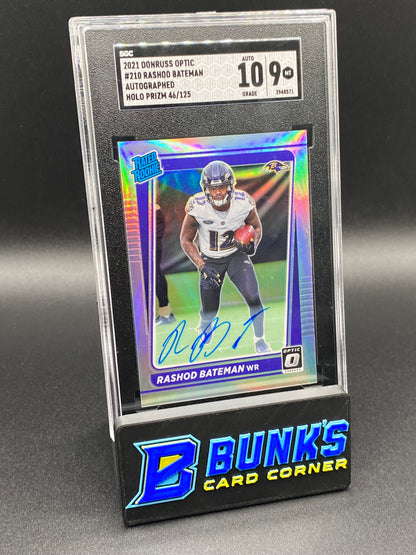 2021 Rashod Mateman Auto. Holo Prizm 46/125 SGC 10/9