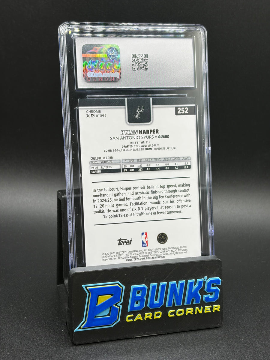2025-26 Dylan Harper xFractor Topps Chrome CGC 10 RC