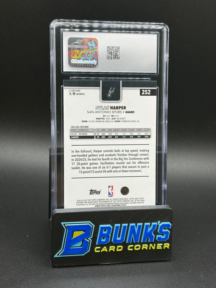 2025-26 Dylan Harper Blue XFractor CGC 9.5