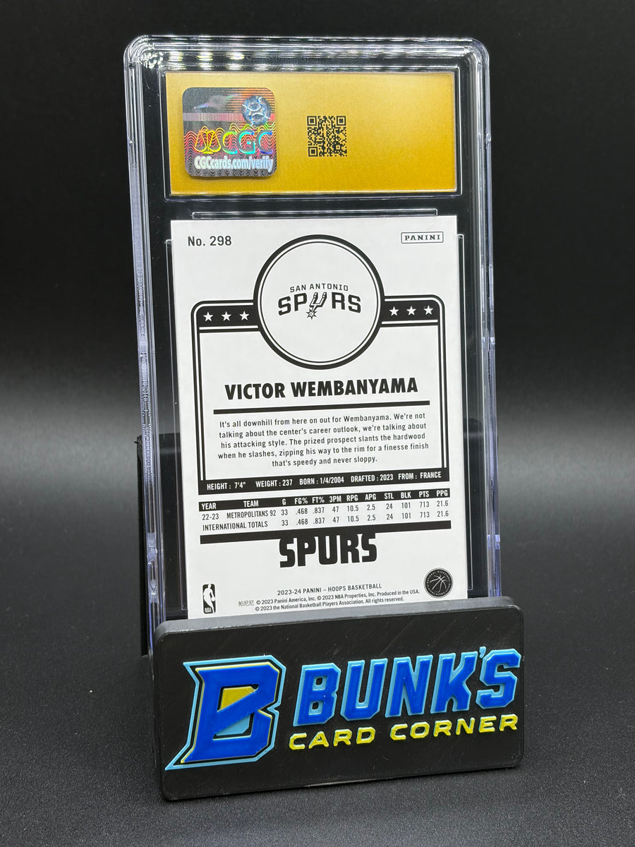 2023-24 Victor Wembanyama Panini Hoops CGC Pristine 10 RC