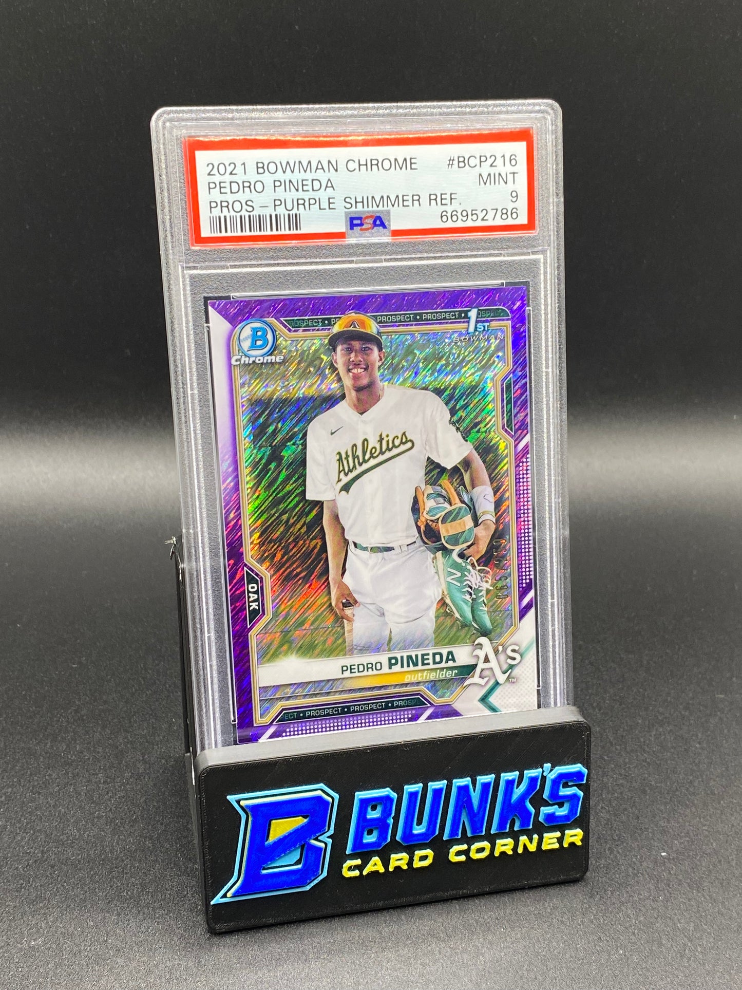 2021 Pedro Pineda Purple Shimmer Ref. PSA 9