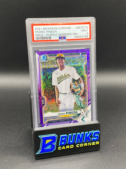 2021 Pedro Pineda Purple Shimmer Ref. PSA 9