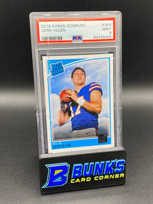 2018 Josh Allen Rated Rookies PSA 9