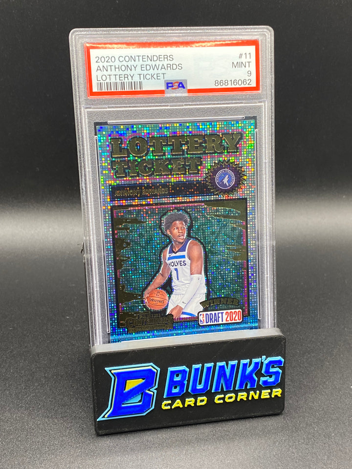 2020 Anthony Edwards Lottery Ticket PSA 9