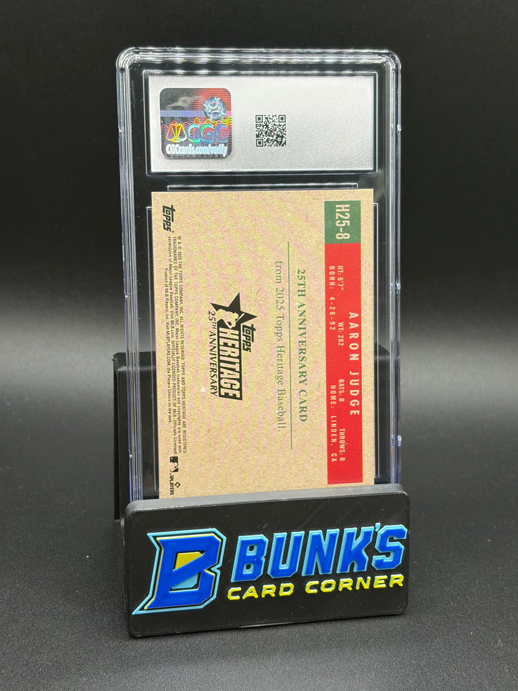 2025 Aaron Judge Holographic Heritage CGC 10 SP