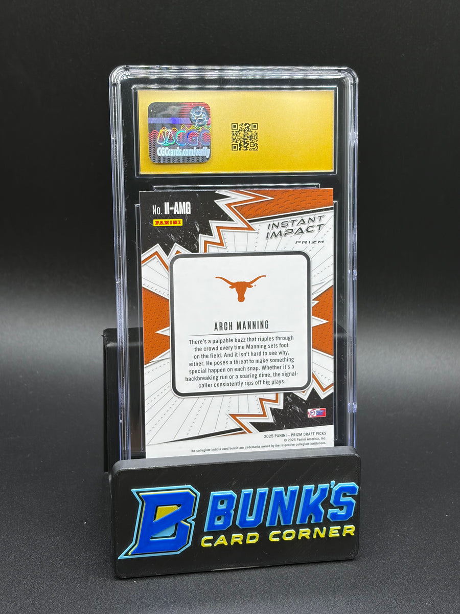 2025 Arch Manning Gold Ice Instant Impact Prizm Draft Picks CGC Pristine 10 RC