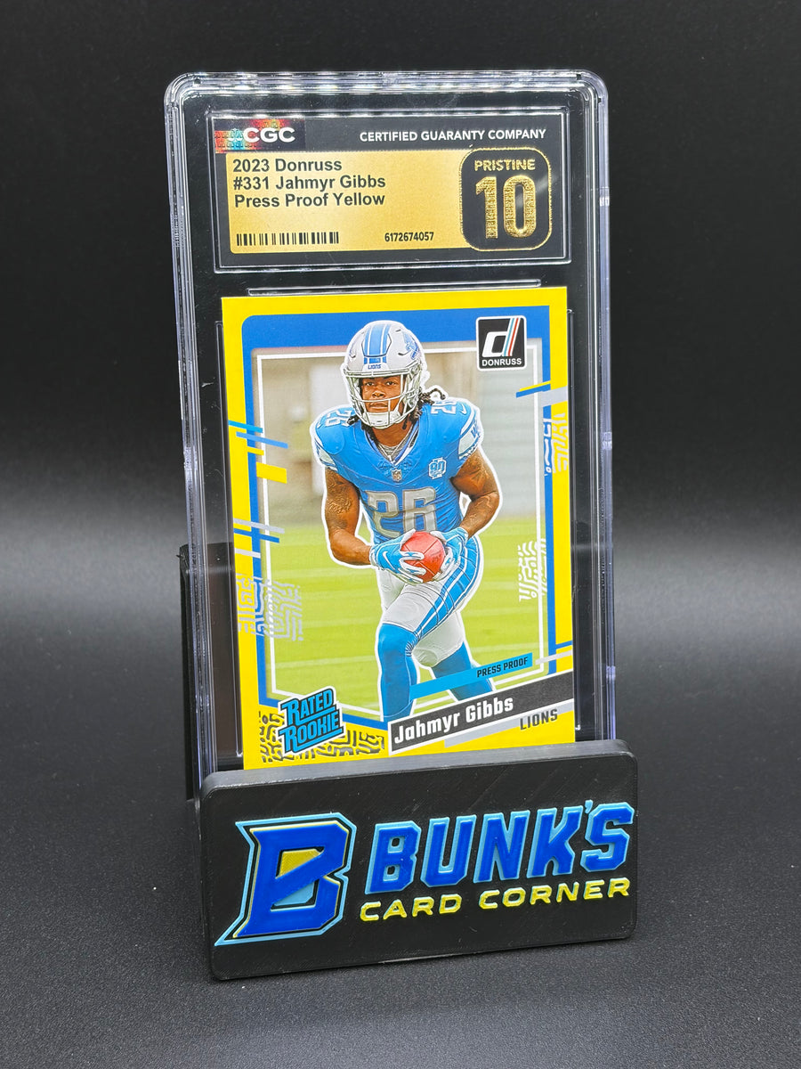 2023 Jahmyr Gibbs Press Proof Yellow CGC Pristine 10 RC