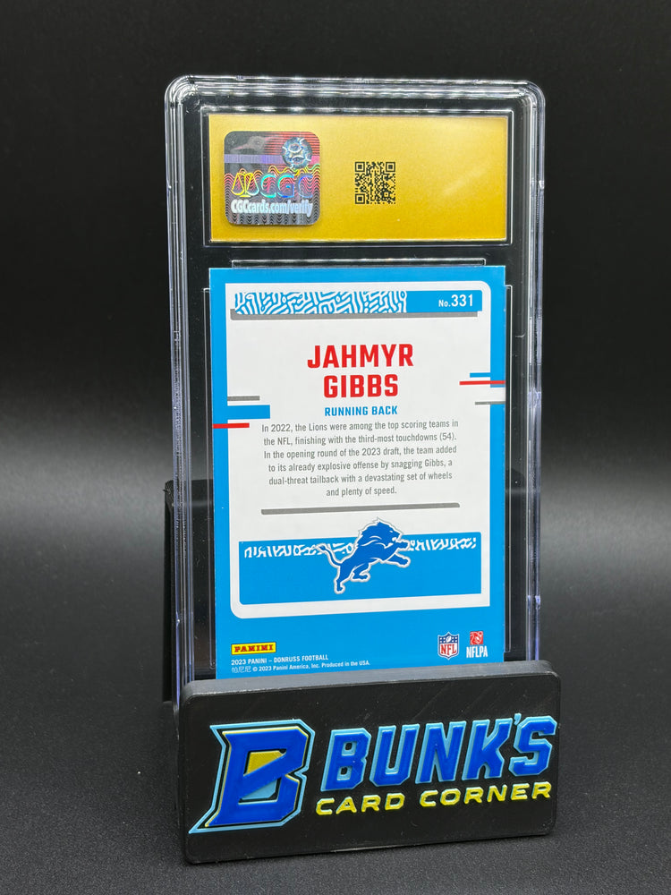 2023 Jahmyr Gibbs Press Proof Yellow CGC Pristine 10 RC