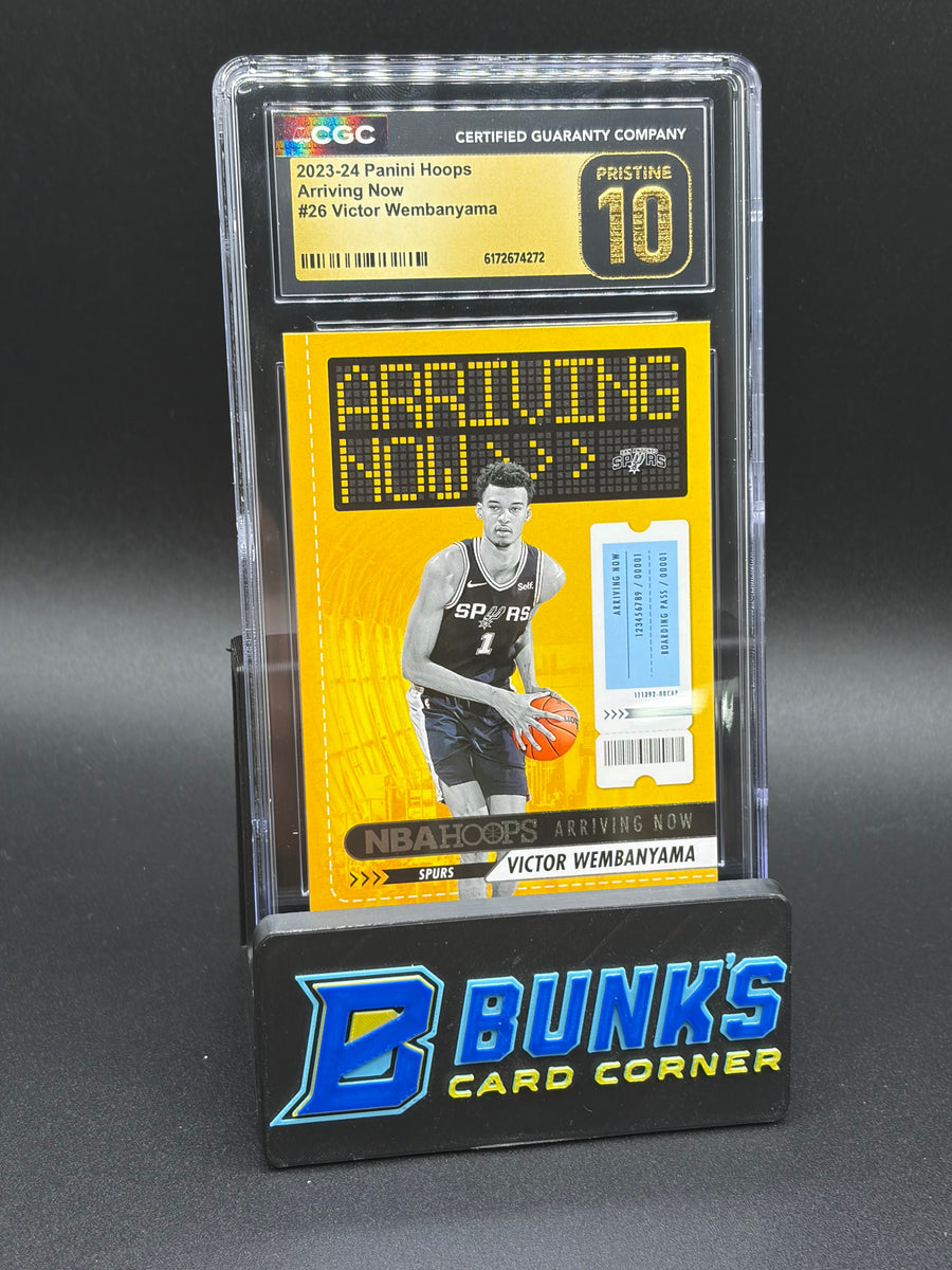 2023-24 Victor Wembanyama Arriving Now Hoops CGC Pristine 10 RC