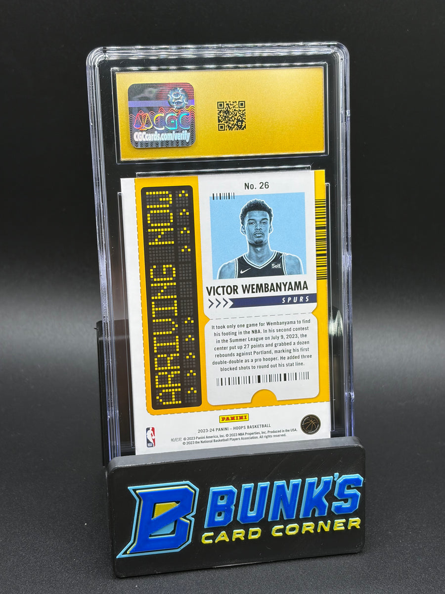 2023-24 Victor Wembanyama Arriving Now Hoops CGC Pristine 10 RC