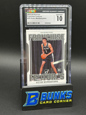 2023-24 Victor Wembanyama Franchise Features CGC 10 RC