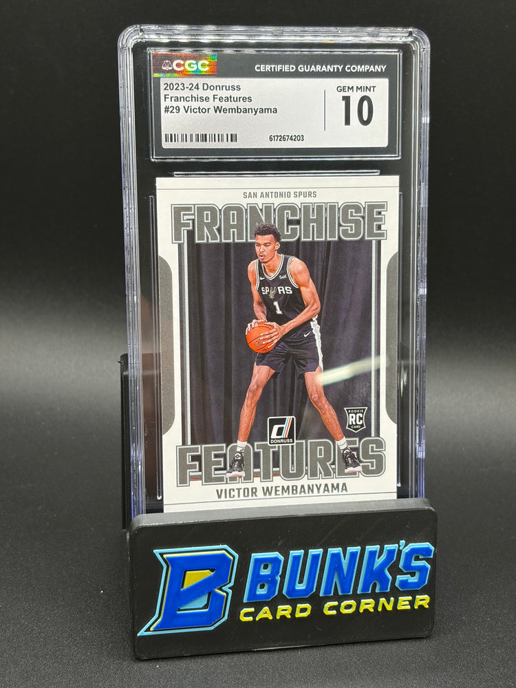 2023-24 Victor Wembanyama Franchise Features CGC 10 RC