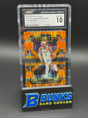 2023-24 Shai Gilgeous-Alexander Orange Flash CGC 10