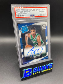 2017 Jayson Tatum Auto. Rated Rookie PSA 10