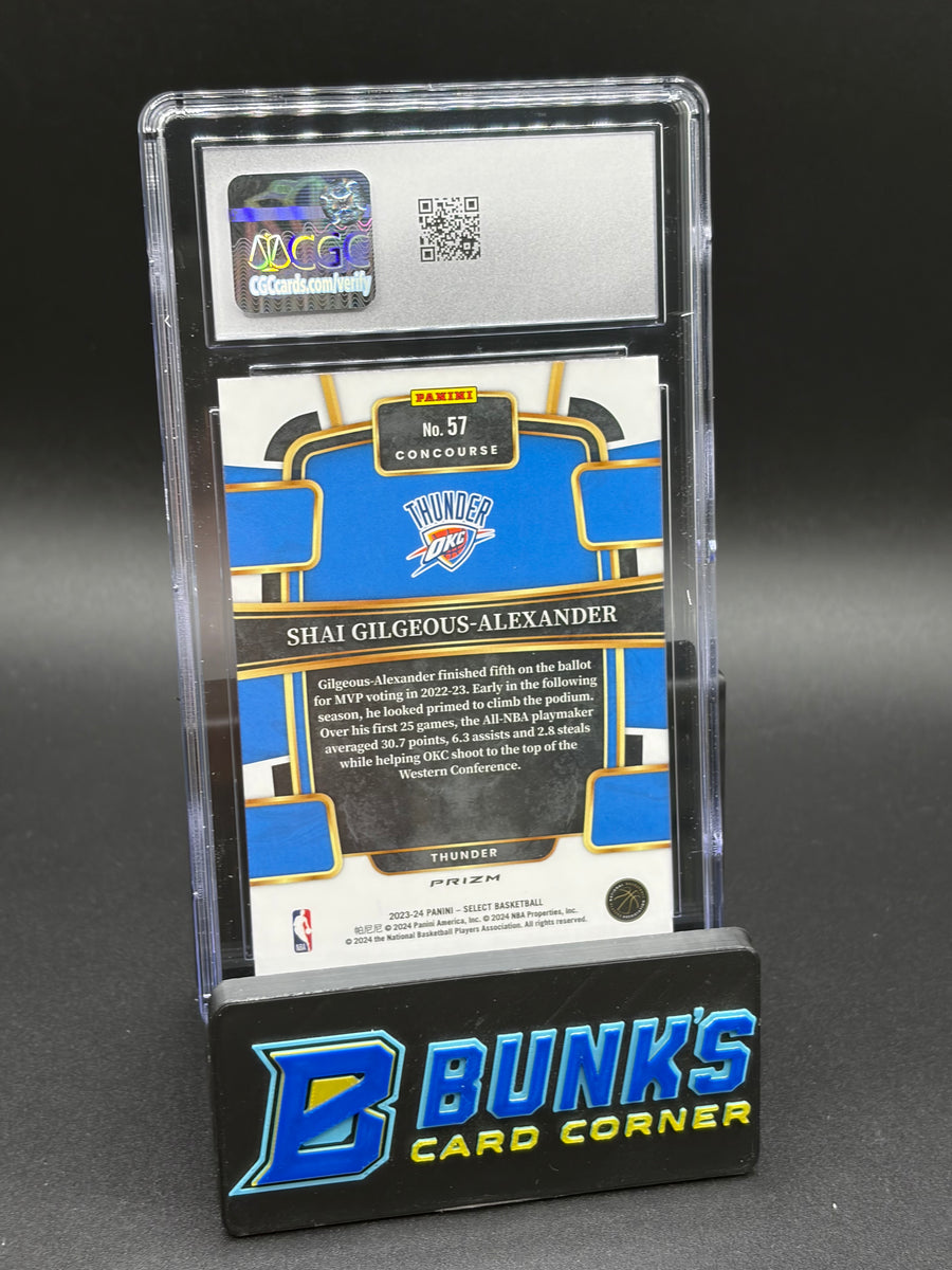 2023-24 Shai Gilgeous-Alexander Orange Flash CGC 10