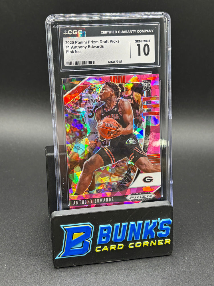 2020 Anthony Edwards Pink Ice Draft Picks CGC 10 RC